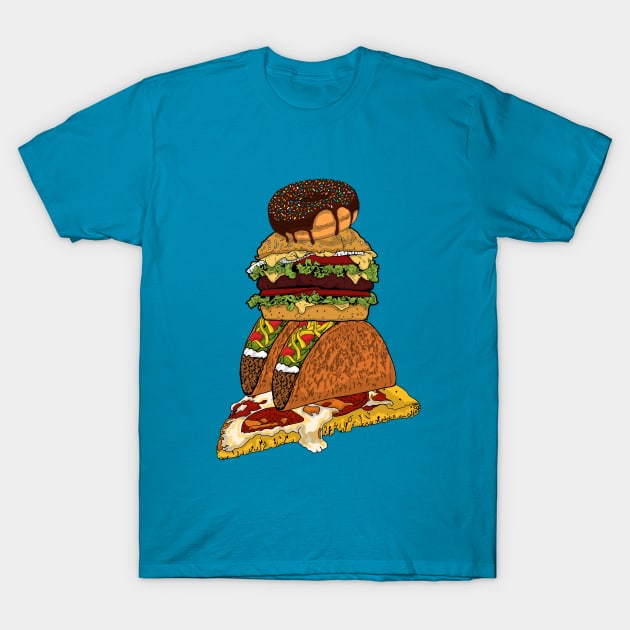 Junk Food T-Shirt by Astrablink7